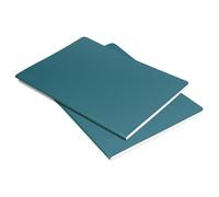 Sigel LS304 Journal Linescape - 2 piece - A5 - squared - softcover - ocean blue/neon green - 68 p. - FSC-certified