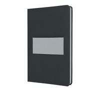 Sigel LS207 Notebook Linescape - approx. A5 - lined - hardcover - dark grey/light grey - multi-functional elastic strap - 176 p. - FSC-certified