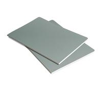 Sigel LS300 Journal Linescape - 2 piece - A5 - squared - softcover - light grey/neon orange - 68 p. - FSC-certified