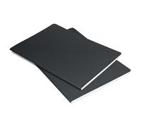 Sigel LS306 Journal Linescape - 2 piece - A5 - squared - softcover - dark grey/light grey - 68 p. - FSC-certified