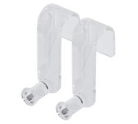 SIGEL MU162 FliPiecehart Hooks, transparent, acrylic, 2 Pieces