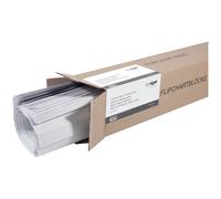 SIGEL MU165 FliPiecehart Pads, with perforations, squaRed, 68 x 98 cm, White, 5 pads x 20 sheets
