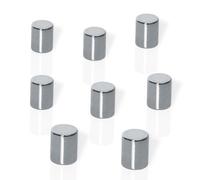 Sigel Beboard Neodymium Cylinder Magnets Silver Pk8 - B3103