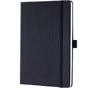 Sigel Notebook Conceptum A5 Ruled Casebound Hardback Black 194 Pages 97 Sheets