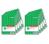 Sigel RE625 Bills (Pack of 2 x 50 Sheets, 1 1 Copy, 10 Items Pack of 10