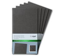 SIGEL RM101 Bill Folder - 1 piece - Anthracite - Pack of 5
