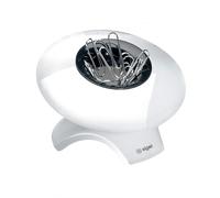 SIGEL SA101 Paper Clip Dispenser, Ø 9.5 x 5.5 cm, White