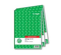 SIGEL SD001 Order Book A5 2 x 40 Sheets Carbonless (Pack of 3)