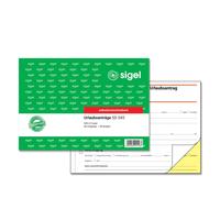 SIGEL SD045 Holiday Application A5 Landscape, 2 x 40 Sheets, self-Copying, 1 Pie