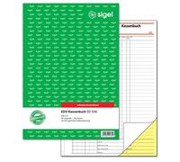 SIGEL SD056 Cash Book EDP A4, 2 x 40 Sheets, Self-Copying, Pack of 1 Pack of 1 S