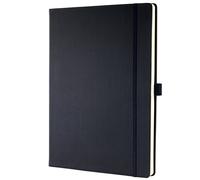Sigel CONCEPTUM A4 Lined Hardcover Notebook - Black