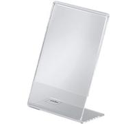 Sigel Sign Holder A7 L-Shape 7.6 (W) x 3.7 (D) x 11.2 (H) cm Transparent Pack of 10