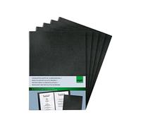 SIGEL SM115 Menu Cover with elastic binding, for A5, Black, 5 Pieces