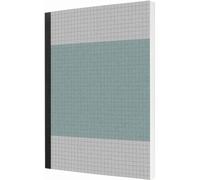 SIGEL SN200 Notebook, Squared, 80 g/m², Approx. A5, Blue, softcover, 200 Pages, Sustainable, 2pcs.