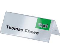 SIGEL TA136 Sign Holder, tent form, for 10 x 6 cm, double-sided pres (US IMPORT)