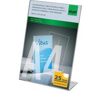 SIGEL TA210 Sign Holder, slanted, for A4, single-sided presentation, uv resistan