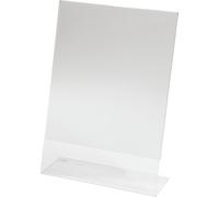 SIGEL TA210 Sign Holder, slanted, for A4, single-sided presentation, uv resistant acrylic, transparent, 1 Piece