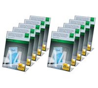 SIGEL TA210 Sign Holder, slanted, for A4, single-sided presentation, uv resistant acrylic, transparent, 10 Pieces