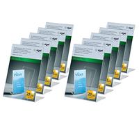 SIGEL TA214 Sign Holder, slanted, for A6, single-sided presentation, uv resistant acrylic, transparent, 10 Pieces