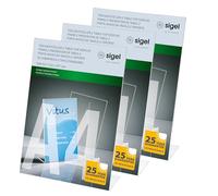 SIGEL Table Display 21.30 x 30.20 cm | SY450, angled, A4 portrait, UV-resistant, acrylic, 3 pieces