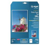 SIGEL Top Inkjet Photo Paper A4 | IP684, professional, satin matt finish, 190 g/m², 20 sheets