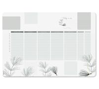 SIGEL HO590 Paper Desk Pad, Non-Dated Weekly Calendar, A2 (59.5 x 41 cm), Rounded Corners, 80gsm, 30 Sheets