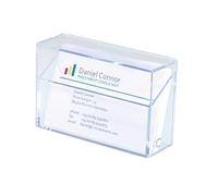 VA110 Business Card Box for up to 100 cards max 86 x 56 cm clear