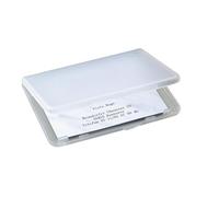 SIGEL VA140 Business Card Case, for up to 15 cards (max. 8,9 x 5,7 cm), transparent