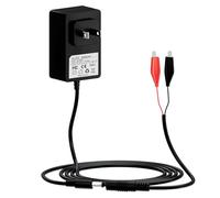 Sigely 14.6V 2A LiFePO4 Battery Charger with Dual Alligator Clips Connector for TalentCell 12V Rechargeable Lithium Iron Phosphate Battery Pack