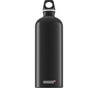 SIGG 1L Aluminium Traveller Black leak proof water bottle