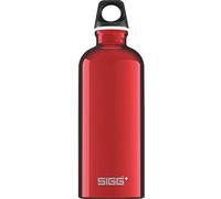 SIGG 1L Aluminium Traveller Red leak proof water bottle