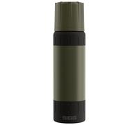 SIGG - Stainless Steel Insulated Water Bottle - Thermos Bottle Alpine Star Roasted Green, with Cup - 20hr Hot, 72hr Cold - Compact & Robust - Leakproof - BPA-Free - Outdoor, Camping & Hiking - 0.75L