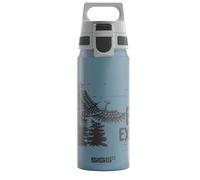 Sigg - Aluminium Kids Water Bottle - Brave Eagle - Leakproof Lightweight - 0.6L