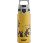 Sigg - Aluminium Kids Water Bottle - WMB ONE Brave Bear - Suitable For Carbonated Beverages - Leakproof - Lightweight - BPA Free - Climate Neutral