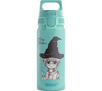 Sigg - Aluminium Kids Water Bottle - WMB ONE Harry Potter - Suitable For Carbonated Beverages - Leakproof - Lightweight - BPA Free - Climate Neutral Certified - Blue - 0.6L