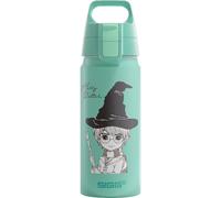 Sigg - Aluminium Kids Water Bottle - WMB ONE Harry Potter - Suitable For Carbonated Beverages - Leakproof - Lightweight - BPA Free - Climate Neutral Certified - Blue - 0.6L