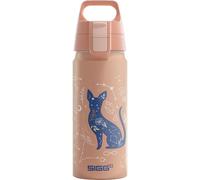 Sigg - Aluminium Kids Water Bottle - WMB ONE My Universe - Suitable For Carbonated Beverages - Leakproof - Lightweight - BPA Free - Light Pink - 0.6L
