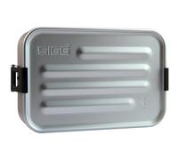 Sigg - Aluminium Lunchbox Plus S Alu - with Food Separator - Award Winning - Dishwasher & Microwave Safe - Leakproof - Featherweight - BPA Free - Small