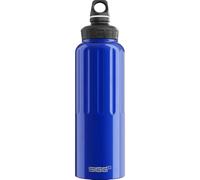 Sigg - Aluminium Sports Water Bottle - WMB Traveller Dark Blue - Swiss Made - Climate Partner Certified - Suitable For Carbonated Drinks - Leakproof - Lightweight - BPA Free - Blue - 1.5L