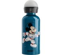 Sigg - Kids Aluminum Water Bottle - Disney Mickey Mouse Astronaut - Waterproof & Lightweight - BPA-Free - CO2 Neutral Certified - dark blue - 0.4L