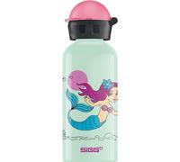 Sigg - Aluminium Kids Water Bottle - KBT Nixie - Leakproof - Lightweight - BPA Free - Climate Neutral Certified - Light Green - 0.4L