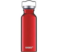Sigg - Aluminium Water Bottle - Original Red - Suitable For Carbonated Beverages - Leakproof - Lightweight - BPA Free - 0.5 L