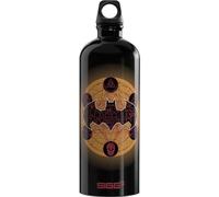 Sigg - Aluminium Water Bottle - Traveller Classic Gold - Climate Neutral Certified - Suitable For Carbonated Beverages - Leakproof - Lightweight - BPA Free - Black - 1L