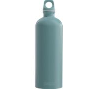 Sigg - Aluminium Water Bottle - Traveller Morning Blue - Swiss Made - Climate Neutral Certified - Suitable for Carbonated Drinks - Leak-Proof - Feather-Light - BPA-Free - Outdoor - Blue - 1L