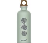 Sigg - Aluminium Water Bottle - Traveller MyPlanet Black - Climate Neutral Certified - Suitable For Carbonated Beverages - Leakproof - Lightweight - BPA Free