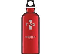 Sigg - Aluminium Water Bottle - Traveller Red Mountain - Climate Neutral Certified - Suitable For Carbonated Beverages - Leakproof - Lightweight - BPA Free - Red Mountain - 0.6 L