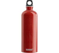 Sigg - Aluminium Water Bottle - Traveller Red - Swiss Made - Climate Partner Certified - Suitable For Carbonated Drinks - Leakproof - Lightweight - BPA Free - Red - 1L