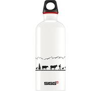 Sigg - Aluminium Water Bottle - Traveller White - Swiss Made - Climate Partner Certified - Suitable For Carbonated Drinks - Leakproof - Lightweight - BPA Free - White - 0.6 L