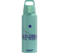 SIGG - Aluminium Water Bottle - WMB Pathfinder Glacier - Climate Neutral Certified - Suitable for Carbonated Beverages - Leakproof - Lightweight - BPA