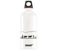 Sigg - Aluminium Water Bottle - Traveller White - Climate Neutral Certified - Suitable For Carbonated Beverages - Leakproof - Lightweight - BPA Free - White - 0.6 L